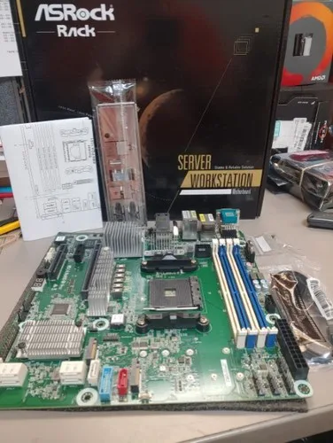 Asrock X570D4U-2L2T moderkort AMD X570 PGA 1331