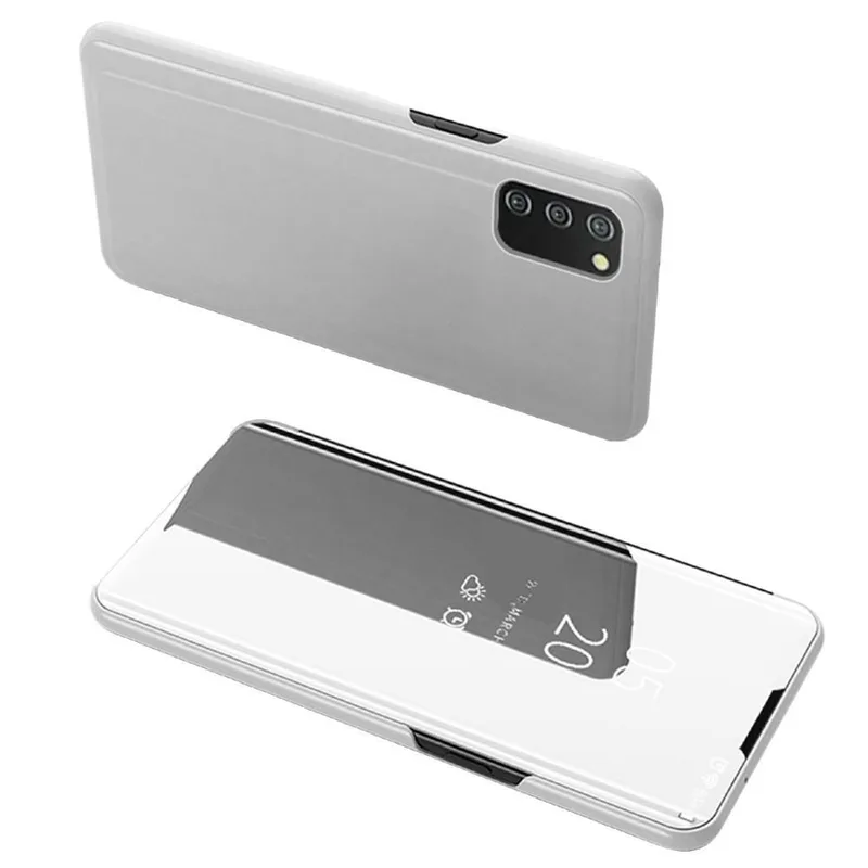 Hama Mirror mobiltelefon etui Sølv, Hvid