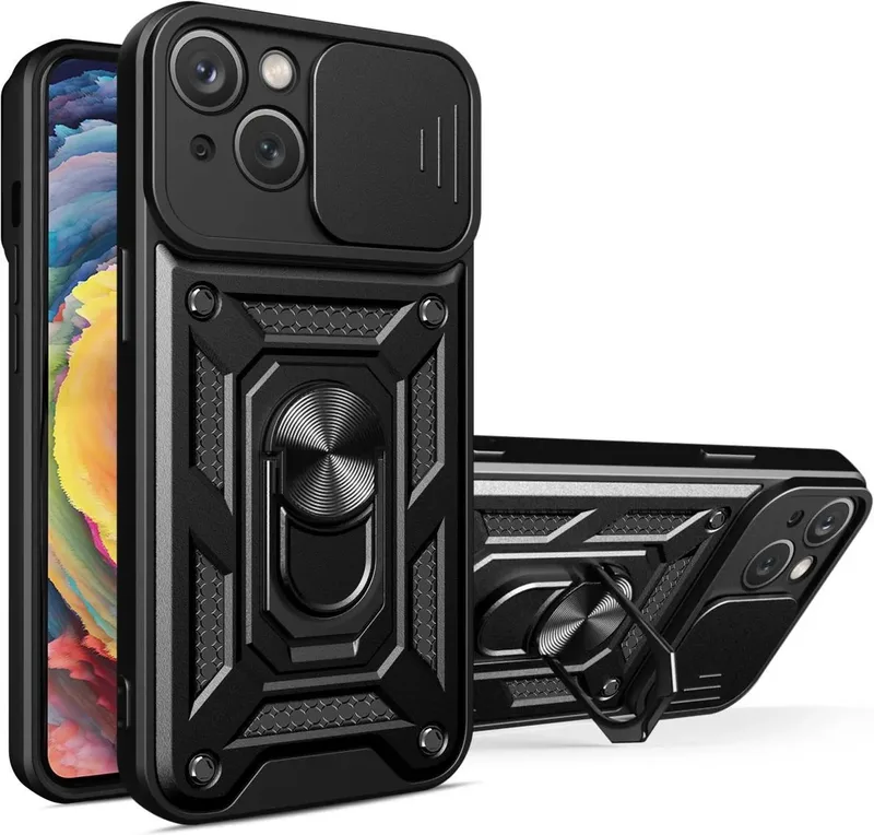 OEM Mobilskal till iPhone 15 Pro Camshield Hybrid Armor