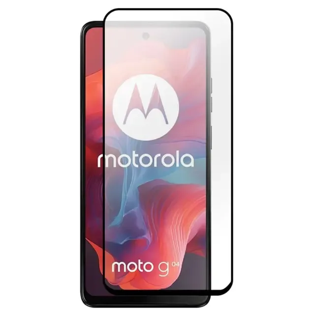SDTEK *2-pack skärmskydd för Motorola Moto G04 härdat glas premium skärmskydd