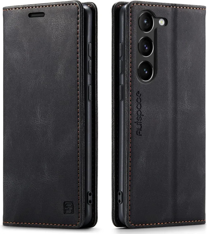 Celly Wallet Case Galaxy S23+ 5G Svart