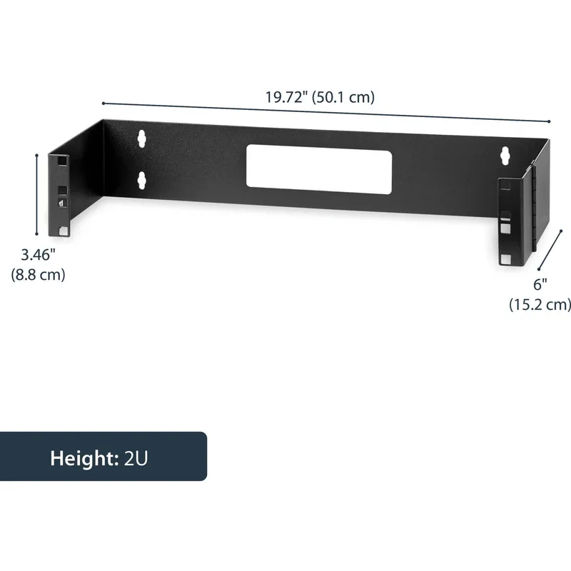 Startech 2U 19in Hinged Wall Mount Bracket