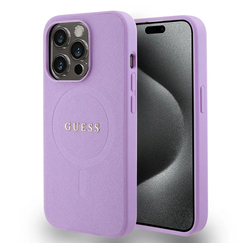 Guess iPhone 15 Pro Skal Saffiano MagSafe