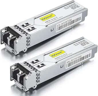 10Gtek ® [2 Pack] 1G SFP SX LC Multimode Module 550-meter