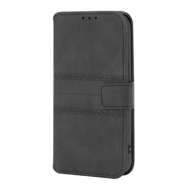 telefonfodral för Asus Zenfone 8, robust praktisk Asus Zenfone 8 telefonfodral, magnetisk flip plånbok fodral för Asus Zenfone 8, svart