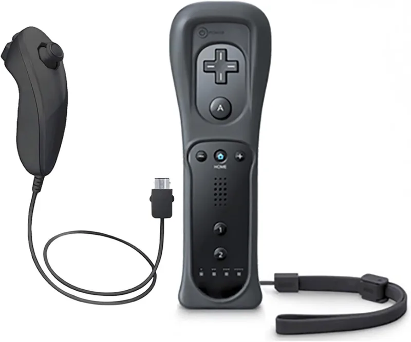 OSTENT fjärrkontroll inbyggd Motion Plus + Nunchuk