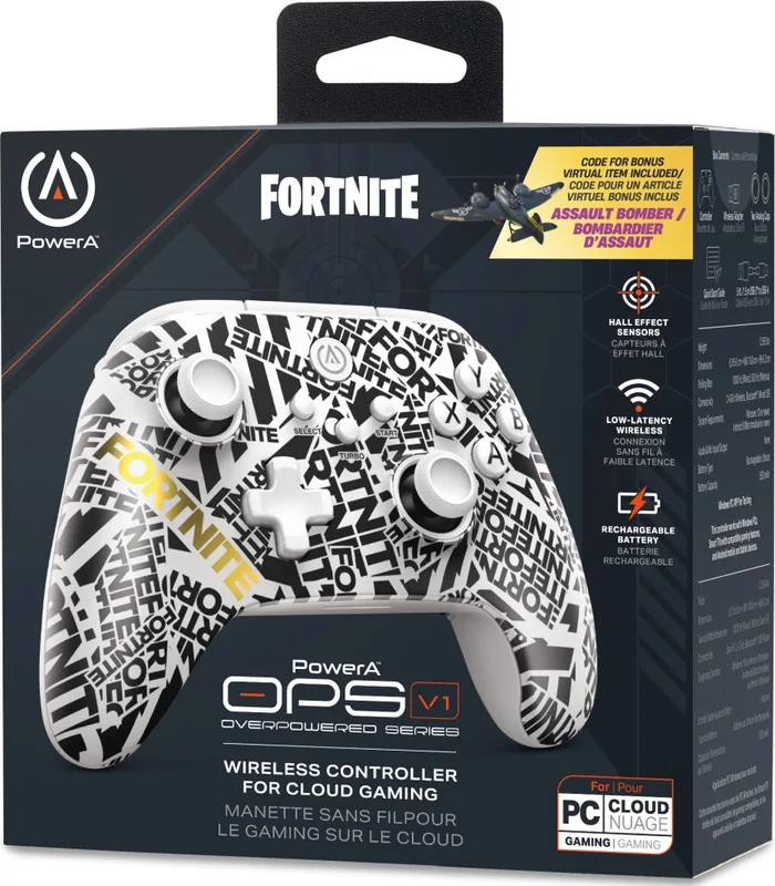 PowerA OPS v1 trådlös styrenhet för Cloud Gaming – Fortnite Edition