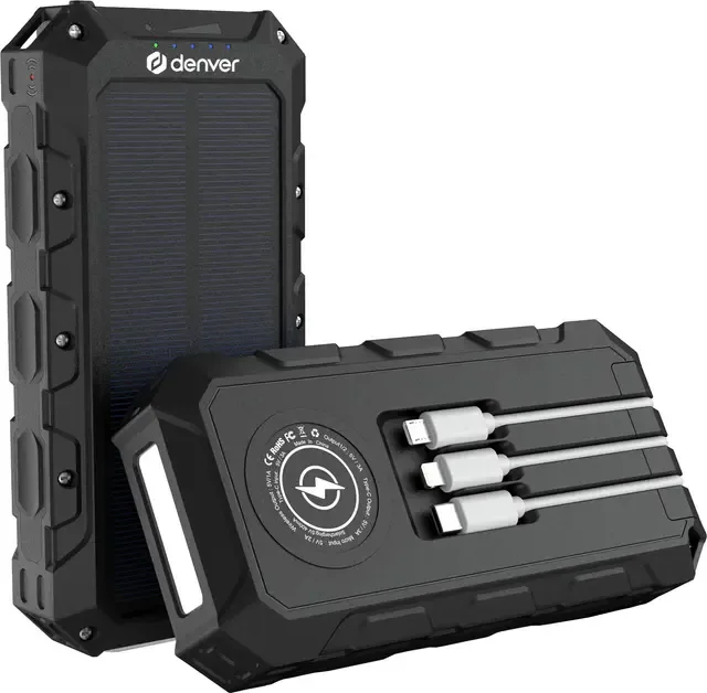 Denver 20000mAh soldriven powerbank
