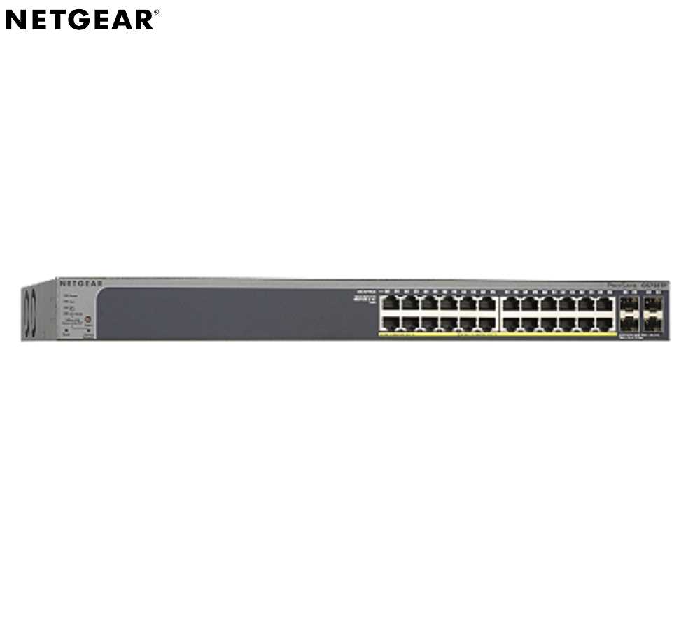 NETGEAR GS728TP 28-portars Gigabit Ethernet LAN PoE Smart Managed Pro Switch