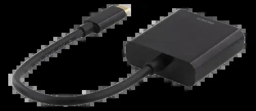 DELTACO USB-C till HDMI adapter, 4096x2160 30Hz, svart
