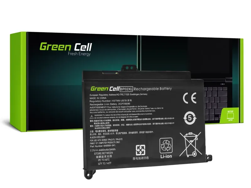 Green Cell batteri BP02XL till HP Pavilion