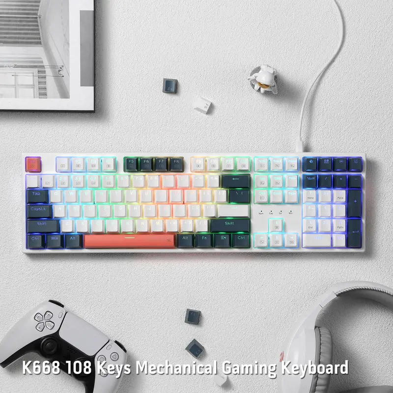Redragon K668 RGB speltangentbord