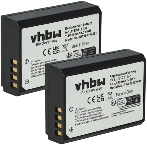 vhbw Li-Ion batteri 800 mAh