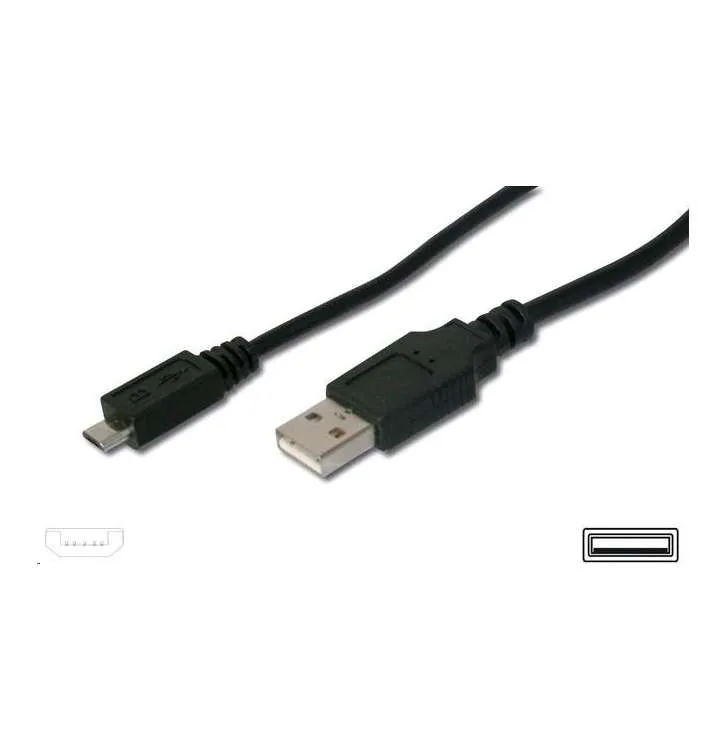 PremiumCord Micro USB 2.0 A-B-kabel