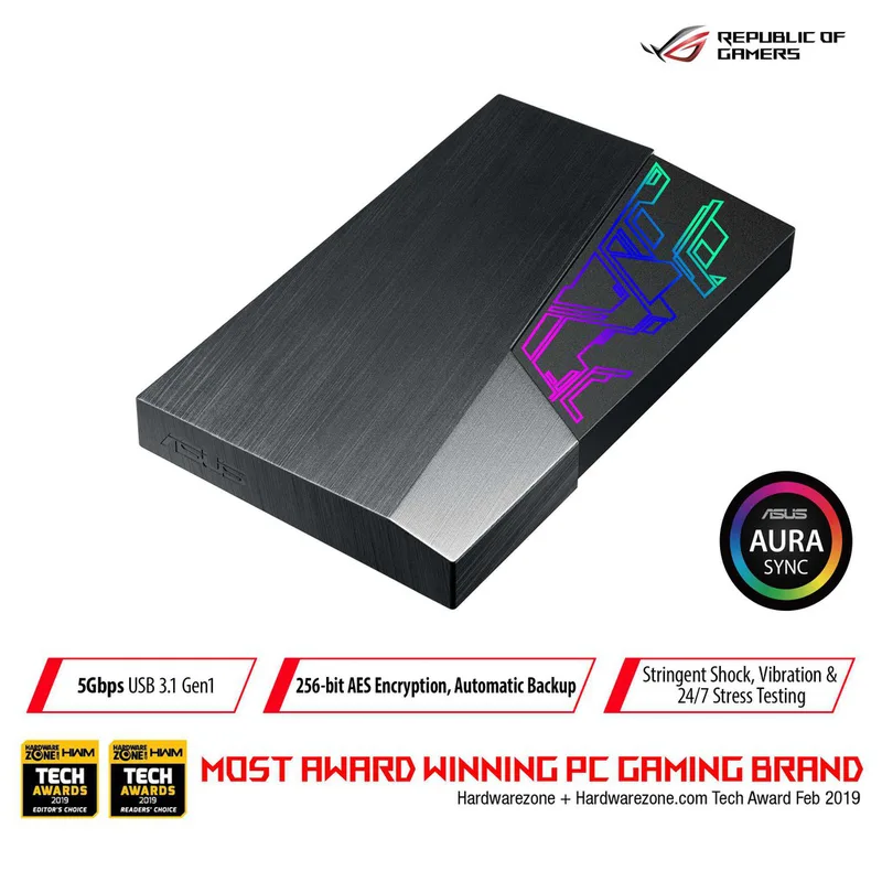 Asus FX extern hårddisk