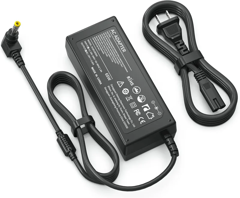 Laptopadapter Högkvalitativ 19V 3,42A 65W AC-adapter