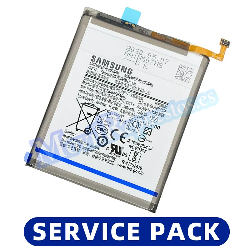 [TY BETTERY] Batteri kompatibel med EB-BA505ABU Samsung Galaxy A30/A50/ A20/A30S