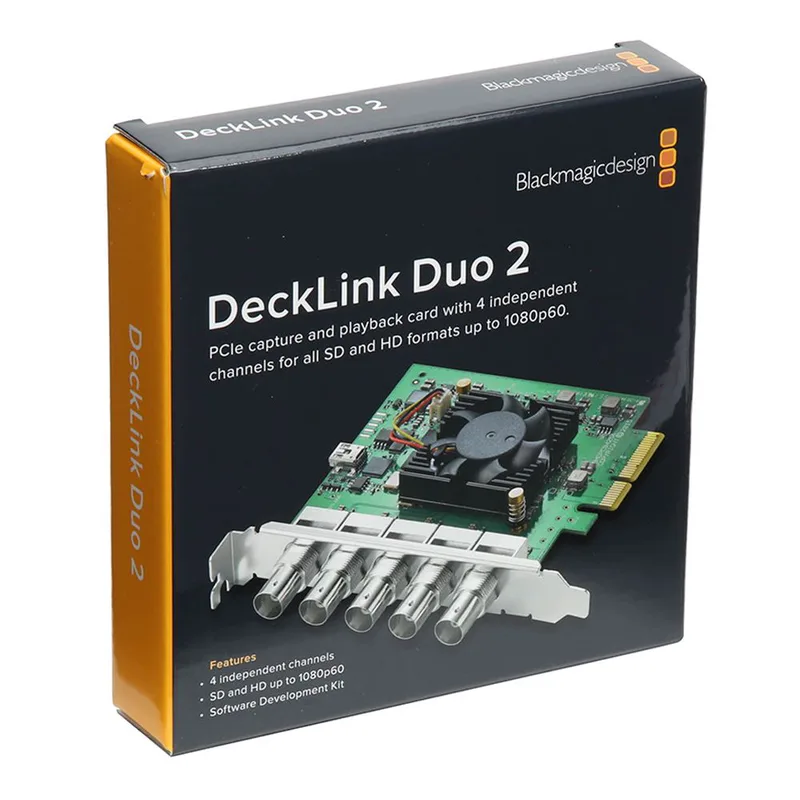 Blackmagic Design DeckLink Duo 2 4CH SDI uppspelning och inspelningskort BMD-BDLKDUO2