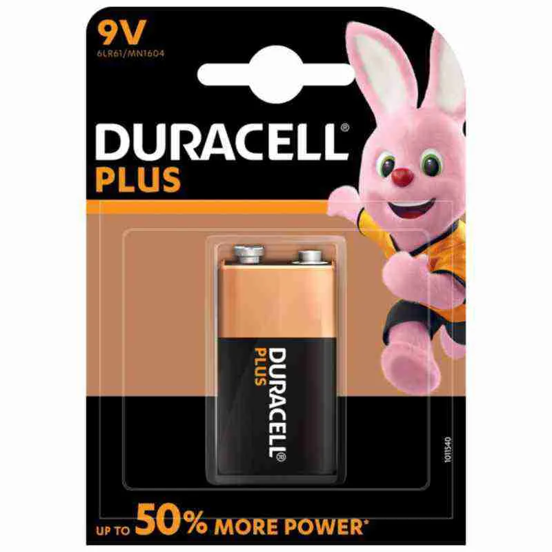 Duracell Plus Power alkaliska batterier 9 V (MN 1604)