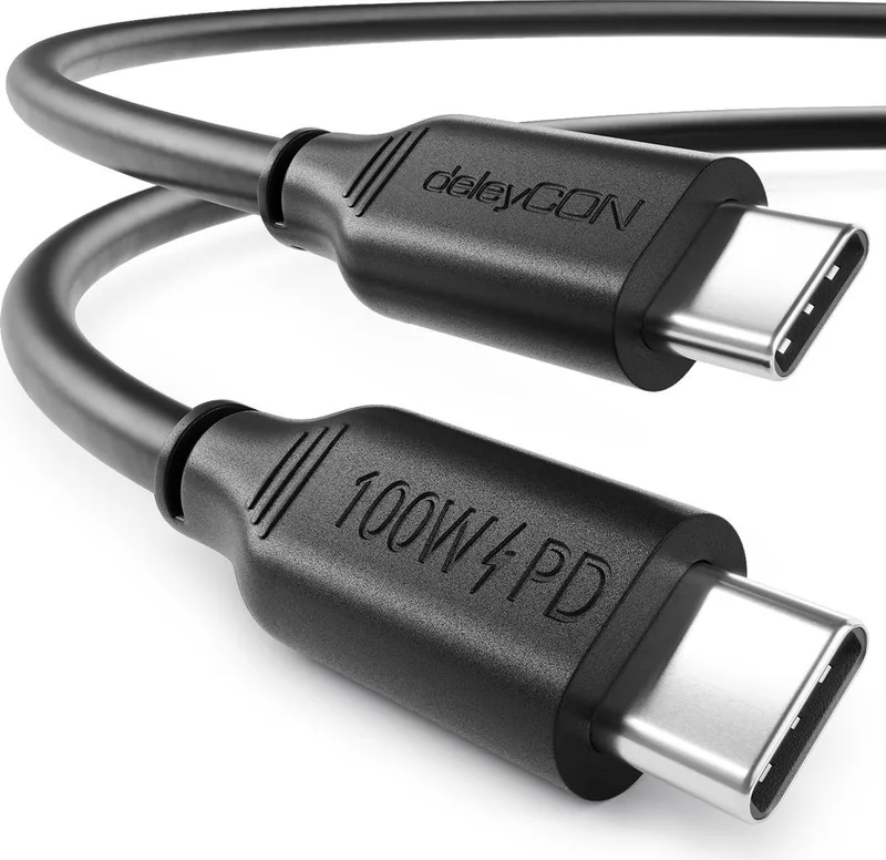 deleyCON USB C-Kabel PD3.0