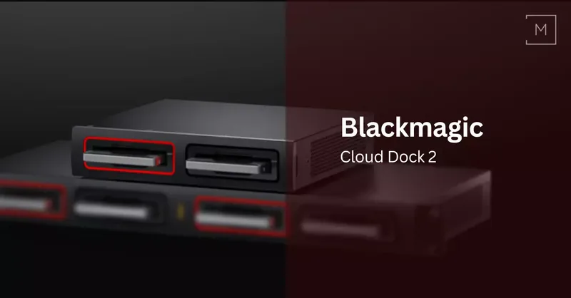 Blackmagic Design Cloud Dock 2 SSD-inkapsling Svart