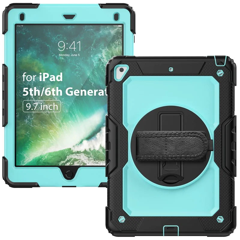 Zcooooool-fodral för 9,7-tums iPad 5: e/iPad 6: e (2017/2018) och iPad Air 1/2 / iPad Pro 9.7