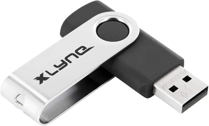SWG 2 GB USB-minne (USB2.0, plug and play, swing)