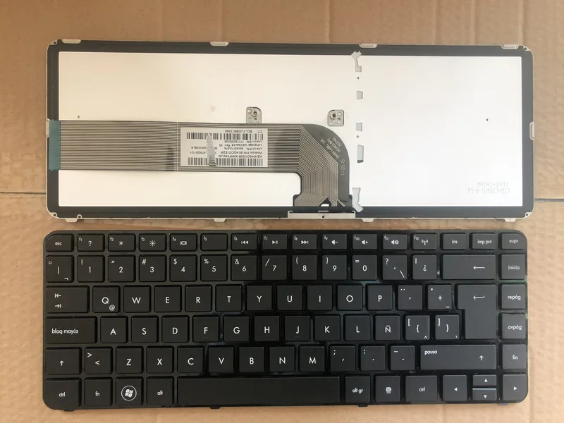 HP Keyboard Black Spanish