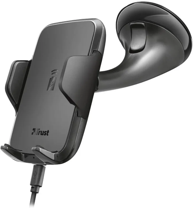 Trust Urban 23133 Yudo10 3-i-1 trådlös snabbladdande smartphonehållare för bil