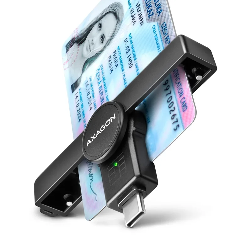 AXAGON CRE-SM2 USB-kort smart + SD/microSD/SIM