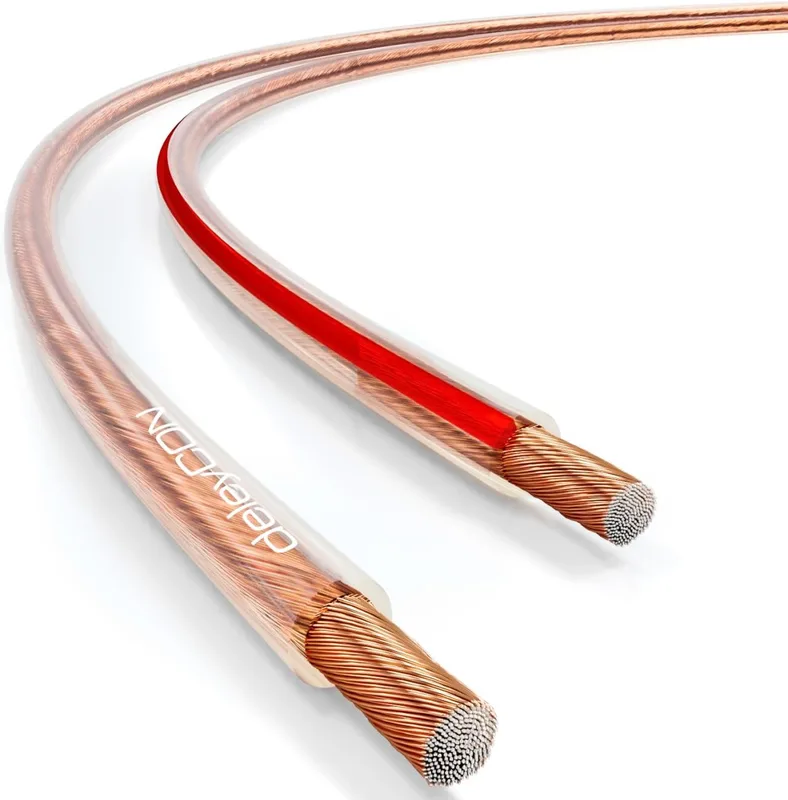 deleyCON 10m Högtalarkabel 2x 2,5mm²