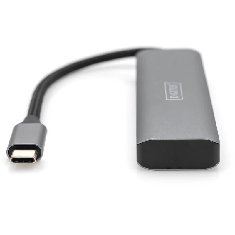DIGITUS - hubb - USB-C, 4 portar