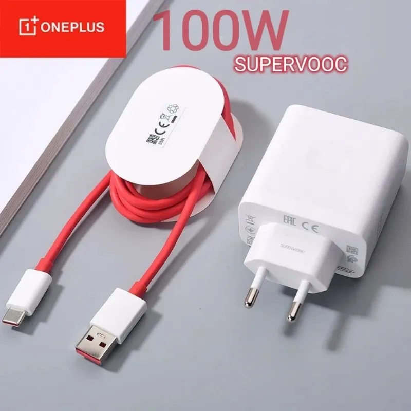 100 W USB-C-laddare för Oneplus SuperVooc Charge
