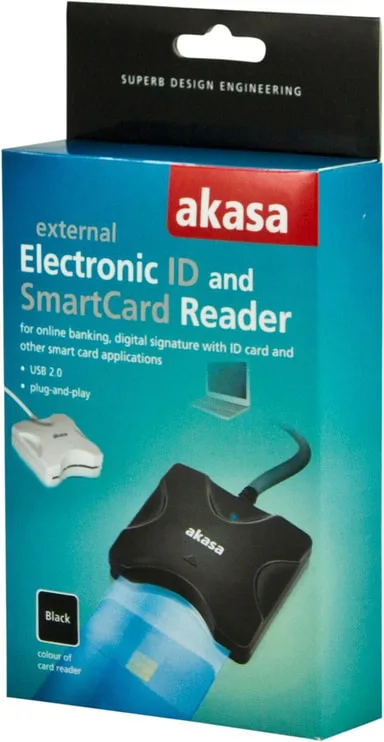 Akasa extern SmartCard-läsare