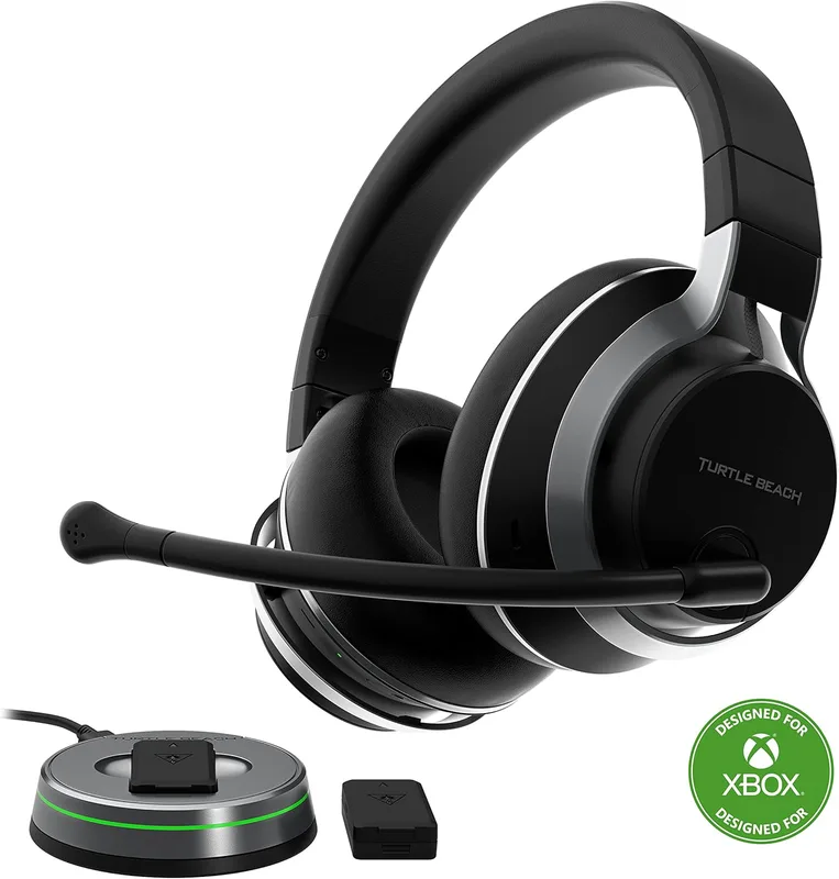 Turtle Beach Stealth Pro Multiplatform trådlös Aktiv Brusreducerande 24 Timmars Batteri Bluetooth Spelheadset