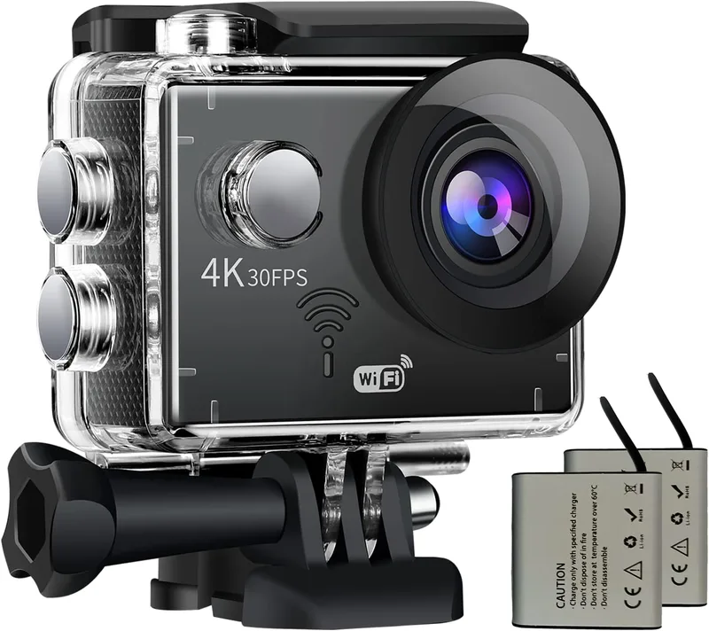 Osmond 4K HD WIFI trådlös sportkamera motorcykel körning inspelare utomhushjälm cykling fotografi videoinspelare, lätt att använda