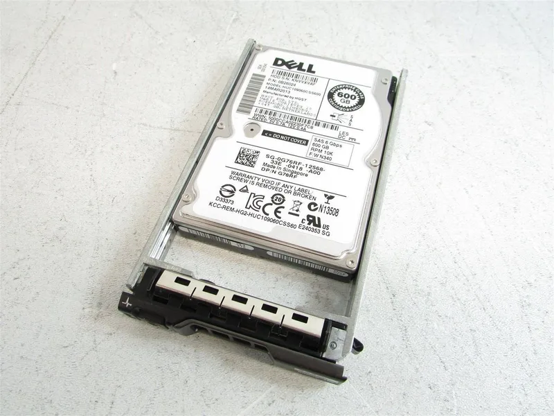 DELL 96G91 - HD 600G SAS6 10 2.5 W-SIR E/C (Renoverad)
