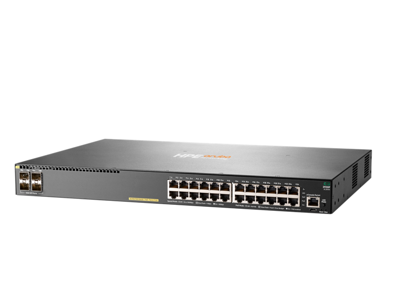 Hpe ARUBA 2930F 24G PoE+ 4SFP Swch