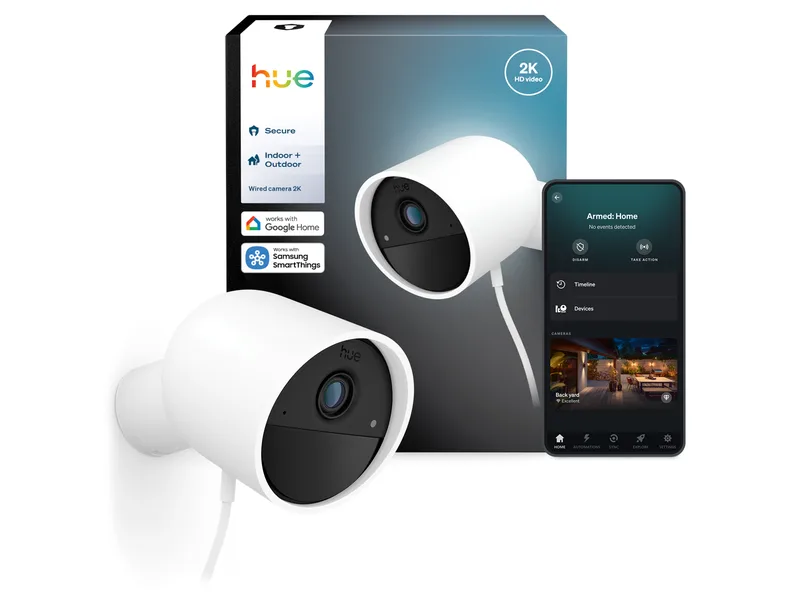 Philips Hue Secure trådbunden övervakningskamera utomhus