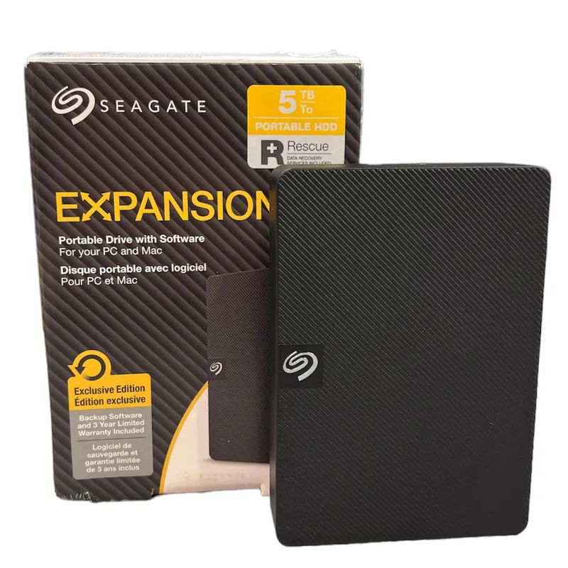 Seagate Expansion Plus 5 TB portabel hårddisk