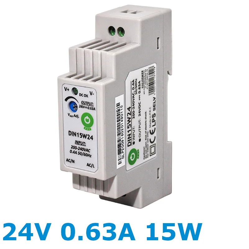 Teltonika DIN Rail Power Supply 15W