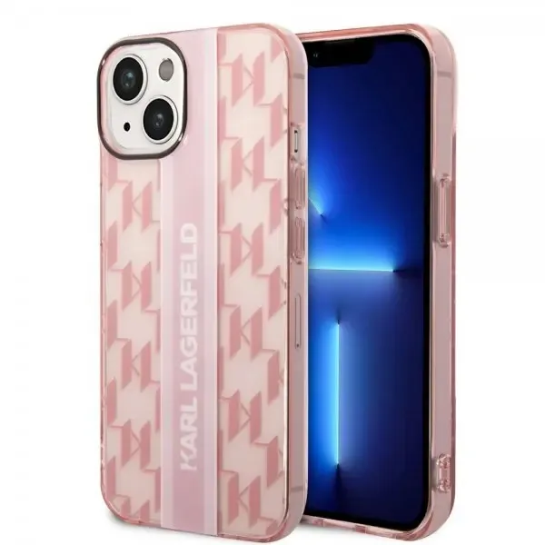 Karl Lagerfeld iPhone 14 Plus Skal Monogram Vertical