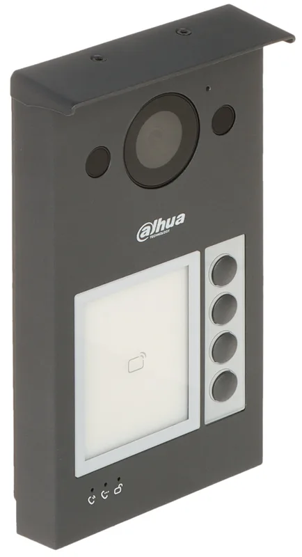 Dahua IP-videoporter 2 MP 4-knappskamera och RFID-läsare VTO3311Q-WP