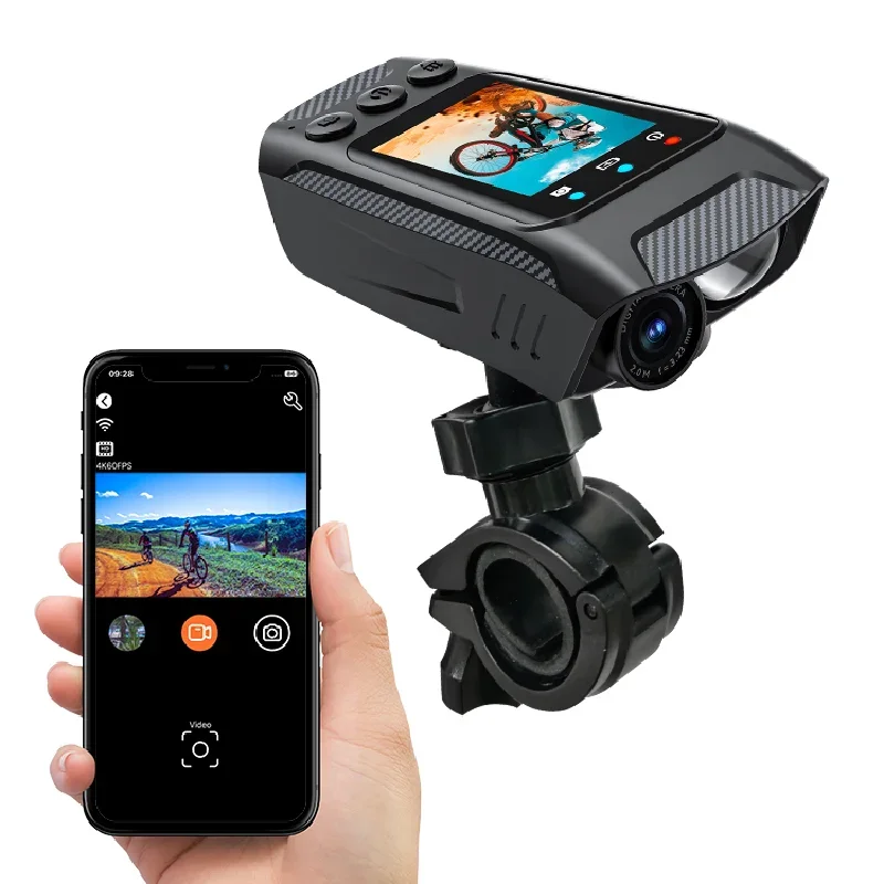 Osmond 3-i-1 multifunktionell sport DV Dash Cam 4K cykelhjälm sportkamera motorcykel ridkamera med upplyst högtalare 1 set