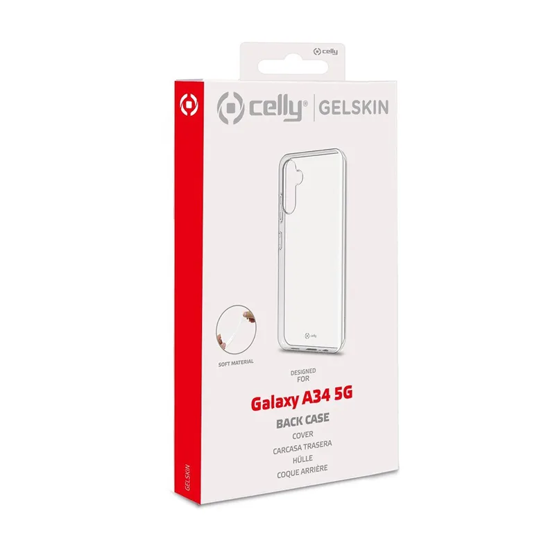 Celly Gelskin TPU Cover Galaxy A34 5G