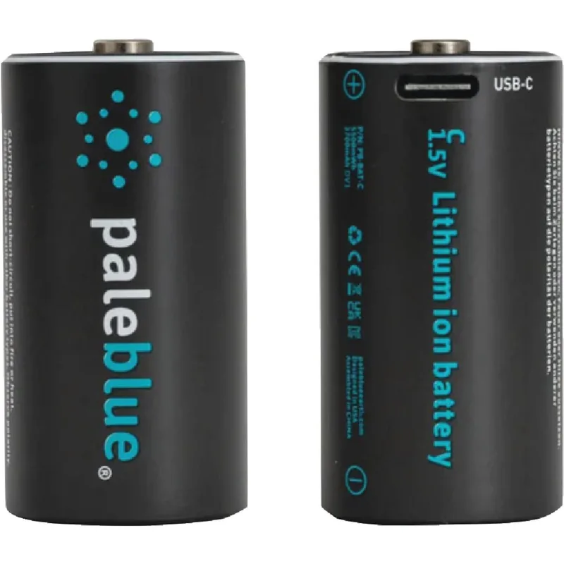 PALE BLUE Li-Ion uppladdningsbart C-batteri