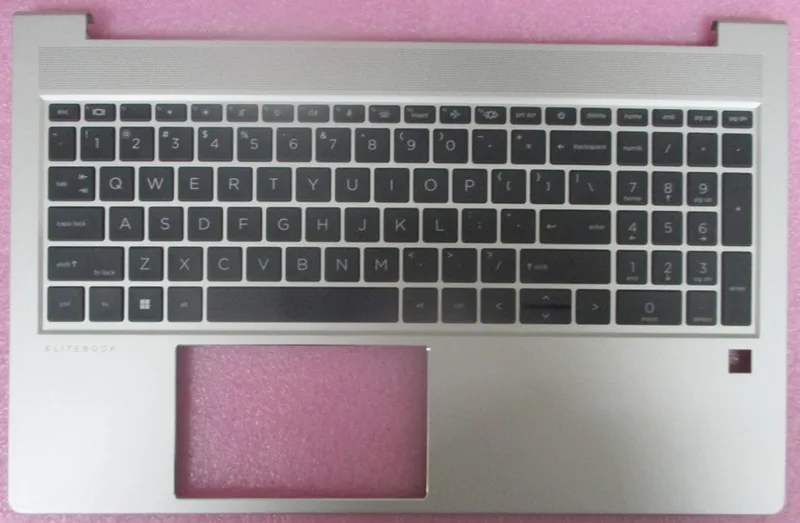 HP TOP COVER W/KEYBOARD BL NOR