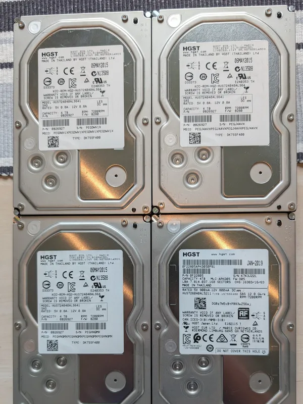 interna hårddiskar 1,8 TB SAS