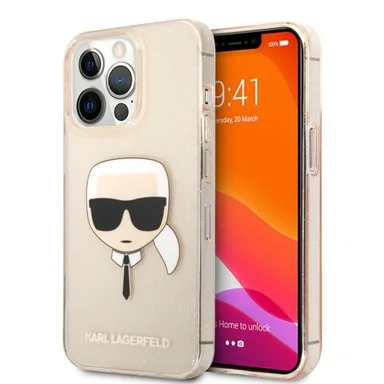 Karl Lagerfeld iPhone 13 Pro Skal Full Glitter