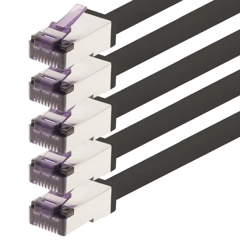 1aTTack - 0,5 m - Cat6 Cat6a Lan RJ45 8P8C 10 Gbps lila